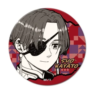Sync Innovation Wind Breaker 3Way Tin Badge Hayato Suo Japan Official Merchandise