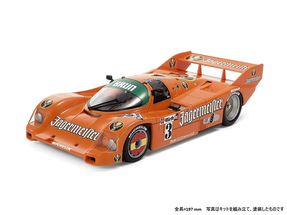 Tamiya Porsche 962C Jagermeister 1/24 Model Car Plastic Kit 24372 Sale - Image 2