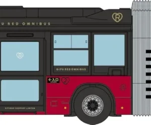 Tomytec Bus Collection Gifu Red Omnibus Diorama Supplies Model 337690