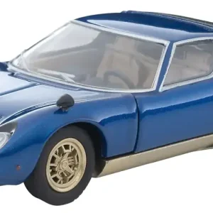 Tomytec Lv Lamborghini Miura SV Blue Metallic Diecast Model 336549