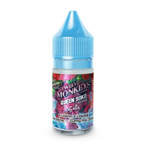 Twelve Monkeys Nic Salt - Queen Soko Iced (30mL) | Vape Cloud Canada