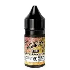Twelve Monkeys Nic Salt - Shoku (30mL) | Vape Cloud Canada