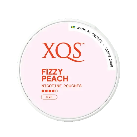 XQS Fizzy Peach 10mg Nicotine Pouches (5 Pack)