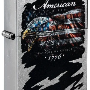 Zippo Lighter - Buckwear™ Design Eagle Flag Street Chrome