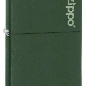 Zippo Lighter - Green Matte with Zippo Logo