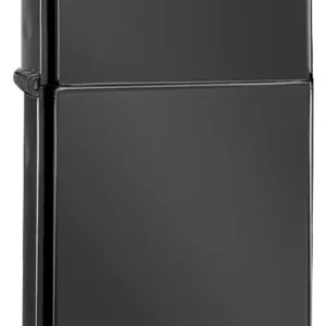 Zippo Lighter - Slim High Polish Black w/ Zippo Logo